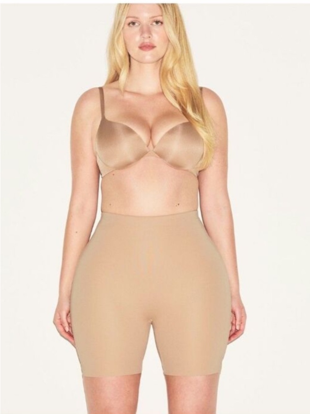Skims Body Shaping Mid Thigh Short In Clay - XL NWT